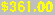 $361.00