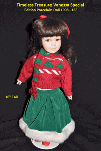 Timeless Treasure Vanessa Special Edition Porcelain Doll 1998 - 16" 