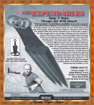 United/Cut UC2772 The Expendables Kunai 3-Pc Throwing Knive's United/Cut UC2772 The Expendables Kunai 3-Pc Throwing Knive's