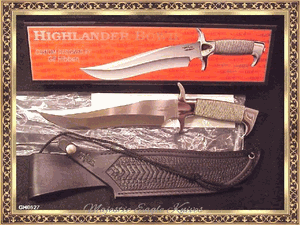United Cutlery Gil Hibben's GH627 Highlander Bowie with Leather Sheath