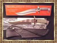United Cutlery Gil Hibben's GH627 Highlander Bowie with Leather Sheath United Cutlery Gil Hibben's GH627 Highlander Bowie with Leather Sheath