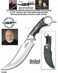 United Cutlery Presents Gil Hibben GH5082 Vulcan Push Dagger 7 Overall 5-5/8 5Cr13 Stainless Steel Plain Blade Black Leather Sheath United Cutlery Presents Gil Hibben GH5082 Vulcan Push Dagger 7 Overall 5-5/8 5Cr13 Stainless Steel Plain Blade Black Leather Sheath