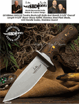 United Cutlery Presents Gil Hibben GH5110 Tundra Bushcraft Knife And Sheath 9-5/8� Overall Length 4-5/8� Razor-Sharp 420HC Stainless Steel Plain Blade, G10 Handle Scales, Stainless Guard