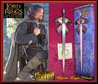  United Cutlery UC1299 Lord Of The Rings Strider's (Aragorn) Ranger Sword 