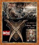 United Cutlery UC3044 The Hobbit Fighting Knives of Tauriel & Wood Wall Mount