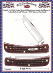 W.R. Case & Sons Cutlery CA10304 CaseXX Pocket Worn Old Red Bone Handle Sod Buster Jr Pocket Knife 3-5/8" Closed 2-7/8" Skinner Plain Blade