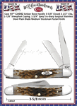 W.R. Case & Son's Cutlery CA042 Case XX�Amber Bone Handle Medium Stockman Stainless Pocket Knife