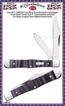 W.R. Case & Sons Cutlery CA80543 Case XX� Tony Bose Smooth Purple Curly Maple Small Swell Center Jack 3" Closed Mirror-polished Tru-Sharp Surgical Steel Bladed Pocket Knife 