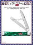 W.R. Case & Sons Cutlery CA24414 Case XX™ Baby Doc Green Pearl Kirinite Handle 2-7/8" Closed Stainless Steel Pocket Knife W.R. Case & Sons Cutlery CA24414 Case XX™ Baby Doc Green Pearl Kirinite Handle 2-7/8" Closed Stainless Steel Pocket Knife