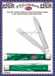 W.R. Case & Sons Cutlery CA24414 Case XX Baby Doc Green Pearl Kirinite Handle 2-7/8" Closed Stainless Steel Pocket Knife