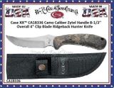 W.R. Case & Sons Cutlery CA18336 Case XX� Camo Caliber Zytel Handle 8-1/2" Overall 4" Clip Blade Ridgeback Hunter Knife