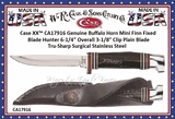 W.R. Case & Son's Cutlery CA17916 Case XX 6-1/4" Buffalo Horn Clip Blade Hunter Knife