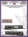 W.R. Case & Son.'s Cutlery CA18225 Case XX� Black Jigged Synthetic Bone Handle Peanut 2-7/8" Closed Pocket Knife