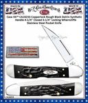 W.R. Case & Son.'s Cutlery CA18233  Case XX� Rough Black Synthetic Bone Handle CopperLock 4.25" Closed Pocket Knife
