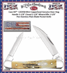 W.R. Case & Sons Cutlery CA5958 Case XX Beautiful 2022 Genuine Sambar STAG Mini Copperhead Knife
