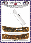 W.R. Case & Son's Cutlery CA245 Case XX� Jigged Amber Bone Sodbuster Jr Stainless Pocket Knife      
