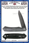 W.R. Case & Sons Cutlery CA52261 Case XX� Harley-Davidson Kinzua Frame Lock OD Green Aluminum Handle 4-3/4" Closed 3-3/8" Locking Spear Point DLC S35VN Stainless Steel Pocket Knife