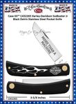 W.R. Case & Sons Cutlery CA52265 Case XX™ Harley-Davidson Sodbuster Jr Black Delrin Stainless Steel Pocket Knife W.R. Case & Sons Cutlery CA52265 Case XX™ Harley-Davidson Sodbuster Jr Black Delrin Stainless Steel Pocket Knife