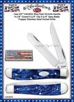 W.R. Case & Sons Cutlery CA23431 Case XX™ Blue Pearl Kirinite Trapper 4-1/8" Closed 3-1/4" Clip 3-1/4" Spey Plain Blades Tru-Sharp Surgical Stainless Steel Pocket Knife W.R. Case & Sons Cutlery CA23431 Case XX™ Blue Pearl Kirinite Trapper 4-1/8" Closed 3-1/4" Clip 3-1/4" Spey Plain Blades Tru-Sharp Surgical Stainless Steel Pocket Knife