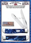 W.R. Case & Sons Cutlery CA23432 Case XX™ Blue Pearl Kirinite Mini Trapper 3-1/2" Closed 2-3/4" Clip 2-3/4" Spey Blades Tru-Sharp Surgical Stainless Steel Pocket Knife W.R. Case & Sons Cutlery CA23432 Case XX™ Blue Pearl Kirinite Mini Trapper 3-1/2" Closed 2-3/4" Clip 2-3/4" Spey Blades Tru-Sharp Surgical Stainless Steel Pocket Knife