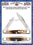 W.R. Case & Sons Cutlery CA09581 Case XX™ Red Stag Handle Pen Stainless Pocket Knife W.R. Case & Sons Cutlery CA09581 Case XX™ Red Stag Handle Pen Stainless Pocket Knife