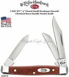 W.R. Case & Son's Cutlery CA30110 CASE XX� 4" Closed Small Stockman Smooth Chestnut Bone Handle Pocket Knife
