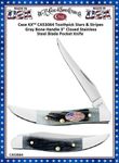 W.R. Case & Son's Cutlery CA53064 Case XX™ Toothpick Stars & Stripes Gray Bone Handle 3" Closed Stainless Steel Blade Pocket Knife W.R. Case & Son's Cutlery CA53064 Case XX™ Toothpick Stars & Stripes Gray Bone Handle 3" Closed Stainless Steel Blade Pocket Knife