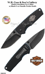W.R. Case & Son's Cutlery CA52161 Case XX� Harley Davidson Tec X Linerlock Pocket Knife Black G10 Handle
