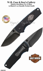W.R. Case & Son's Cutlery CA52161 Case XX™ Harley Davidson Tec X Linerlock Pocket Knife Black G10 Handle W.R. Case & Son's Cutlery CA52161 Case XX™ Harley Davidson Tec X Linerlock Pocket Knife Black G10 Handle