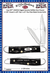 W.R. Case & Sons Cutlery CA65014 Case XX� Jigged Genuine Buffalo Horn Peanut 2-7/8" Closed 2-1/8" Clip 1-1/2" Pen Plain Blade Pocket Knife 