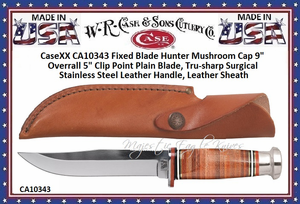 W.R. Case & Sons Presents CA10342 Classic Stacked Leather handle,