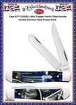 W.R. Case & Sons Cutlery CA53811 Case XX™ Mini Trapper Pacific Tides Kirinite Handle Stainless Steel Pocket Knife W.R. Case & Sons Cutlery CA53811 Case XX™ Mini Trapper Pacific Tides Kirinite Handle Stainless Steel Pocket Knife