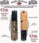 W.R. Case & Sons Cutlery CA53160 Case XX™ Barlow XR Crossroads Woodgrain Richlite S35VN Steel Pocket Knife W.R. Case & Sons Cutlery CA53160 Case XX™ Barlow XR Crossroads Woodgrain Richlite S35VN Steel Pocket Knife