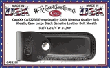 W.R. Case & Sons Cutlery CA52235 Case XX� Every Quality Knife Needs a Quality Belt Sheath, Case Large Embossed Black Genuine Leather Belt Sheath  