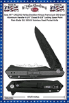 W.R. Case & Sons Cutlery CA52261 Case XX� Harley-Davidson Kinzua Frame Lock OD Green Aluminum Handle 4-3/4" Closed 3-3/8" Locking Spear Point Plain Blade DLC S35VN Stainless Steel Pocket Knife 