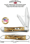W.R. Case & Son's Cutlery CA048 Case XX� Genuine Stag Peanut Pocket Knife