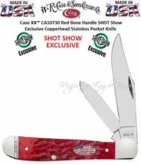 W.R. Case & Sons Cutlery 2021 Shot Show Special CA10730 Case XX™ Jigged Dark Red Bone Handle Copperhead Stainless Pocket W.R. Case & Sons Cutlery 2021 Shot Show Special CA10730 Case XX™ Jigged Dark Red Bone Handle Copperhead Stainless Pocket
