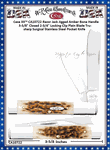 W.R. Case & Sons Cutlery CA10722 Case XX� Razor Jack Jigged Amber Bone Handle 3-5/8" Closed 2-3/4" Locking Clip Plain Blade Tru-sharp Surgical Stainless Steel Pocket Knife 
