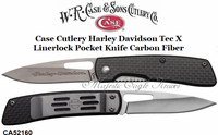 W.R. Case & Son's Cutlery CA52160 Case Cutlery Harley Davidson Tec X Linerlock Carbon Fiber Handle Pocket Knife W.R. Case & Son's Cutlery CA52160 Case Cutlery Harley Davidson Tec X Linerlock Carbon Fiber Handle Pocket Knife
