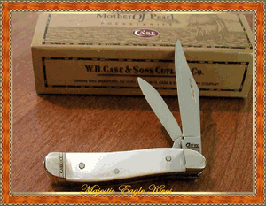 W.R. Case & Sons Cutlery CA11917 CASE XX Mother of Pearl Peanut Pocket Knife