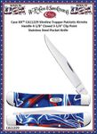 W.R. Case & Sons Cutlery CA11229 Case XX™ Slimline Trapper Patriotic Kirinite Handle Stainless Steel Pocket Knife W.R. Case & Sons Cutlery CA11229 Case XX™ Slimline Trapper Patriotic Kirinite Handle Stainless Steel Pocket Knife
