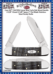 W.R. Case & Sons Cutlery CA47496 Case XX™ Canoe Blue Curly Oak Wood Handle 2-5/8" Closed 2-5/8" Spear 2" Pen Blade Stainless Steel Pocket Knife W.R. Case & Sons Cutlery CA47496 Case XX™ Canoe Blue Curly Oak Wood Handle 2-5/8" Closed 2-5/8" Spear 2" Pen Blade Stainless Steel Pocket Knife