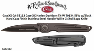 W.R. Case & Sons Cutlery CA-52112 Case XX Harley-Davidson TK-W T0134.5SW w/Black Hard Coat Finish Black Stainless Steel Handle Willie G Skull Logo Knife W.R. Case & Sons Cutlery CA-52112 Case XX Harley-Davidson TK-W T0134.5SW w/Black Hard Coat Finish Black Stainless Steel Handle Willie G Skull Logo Knife
