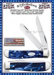 W.R. Case & Sons Cutlery CA23432 Case XX™ Blue Pearl Kirinite Handle 3-1/2" Closed 2-3/4" Clip 2-3/4" Spey Blade Mini Trapper Stainless Steel Pocket Knife W.R. Case & Sons Cutlery CA23432 Case XX™ Blue Pearl Kirinite Handle 3-1/2" Closed 2-3/4" Clip 2-3/4" Spey Blade Mini Trapper Stainless Steel Pocket Knife