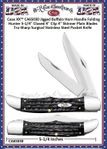 W.R. Case & Sons Cutlery CA65030 Case XX Folding Hunter Jigged Buffalo Horn Handle Stainless Steel Pocket Knife 