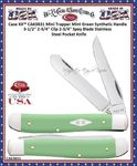 W.R. Case & Sons Cutlery CA63831 Case XX™ Mini Trapper Mint Green Synthetic Handle 3-1/2" Closed 2-3/4" Clip 2-3/4" Spey Blade Stainless Steel Pocket Knife W.R. Case & Sons Cutlery CA63831 Case XX™ Mini Trapper Mint Green Synthetic Handle 3-1/2" Closed 2-3/4" Clip 2-3/4" Spey Blade Stainless Steel Pocket Knife