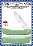W.R. Case & Sons Cutlery CA63834 Case XX™ Sod Buster Jr Mint Green Synthetic Handle 3-3/4" Closed 2-7/8" Skinner Blade Stainless Steel Pocket Knife W.R. Case & Sons Cutlery CA63834 Case XX™ Sod Buster Jr Mint Green Synthetic Handle 3-3/4" Closed 2-7/8" Skinner Blade Stainless Steel Pocket Knife