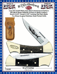 W.R. Case & Sons Cutlery CA169 Case XX� Black Stamina Wood Handle Mako Lockback Pocket Knife