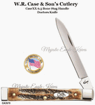 W.R. Case & Sons Cutlery CA3570 Case 6.5 Burnt Bone Stag Handle Doctor's Knife