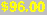 $96.00